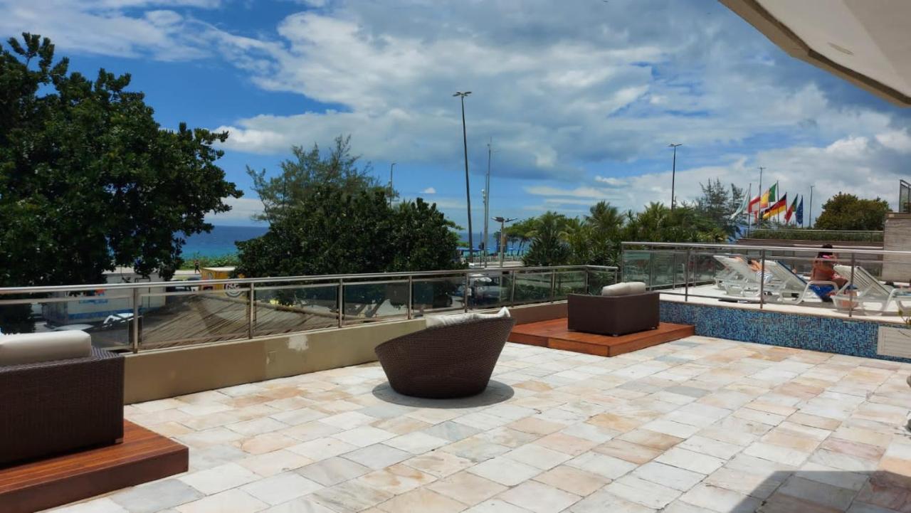 Flat na praia da Barra da Tijuca Rio de Janeiro Exterior foto